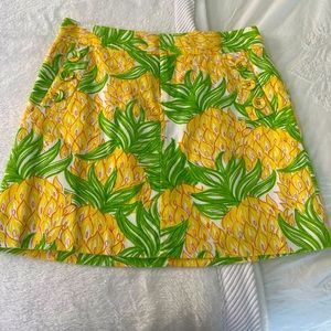 Lily Pulitzer size 4 pineapple skirt
